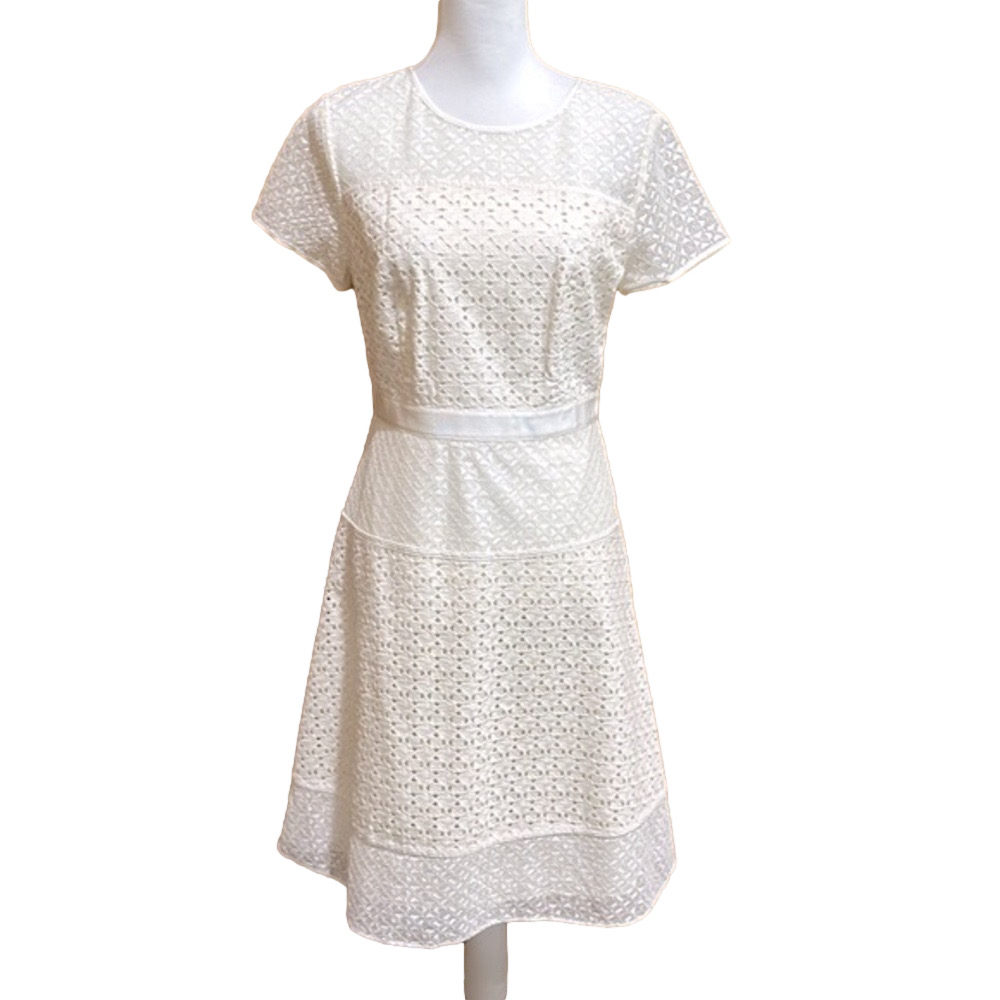 Banana Republic Eyelet Lace Party Cocktail Dress Size 4 - EUC